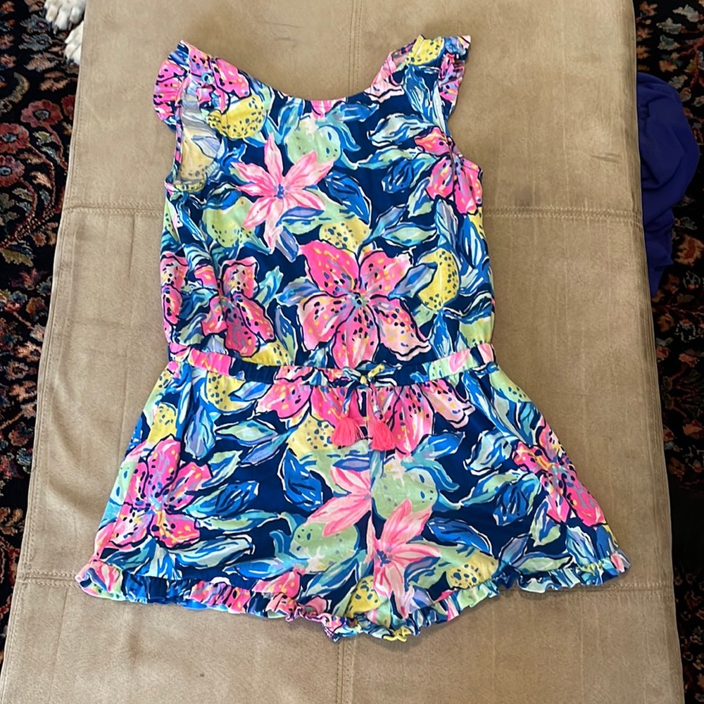 Girls lily pulitzer romper XL-12/14